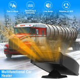 Portable Car Heater Heating Fan 2-in-1 Defroster Defogger Demister Windshield Heater Automotive - Tophatter Daily Deals