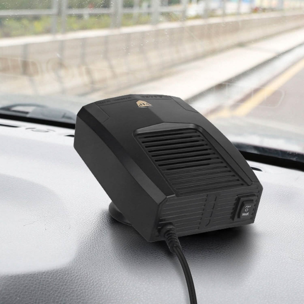 Portable Car Heater Heating Fan 2-in-1 Defroster Defogger Demister Windshield Heater Automotive - Tophatter Daily Deals
