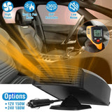 Portable Car Heater Heating Fan 2-in-1 Defroster Defogger Demister Windshield Heater Automotive - Tophatter Daily Deals