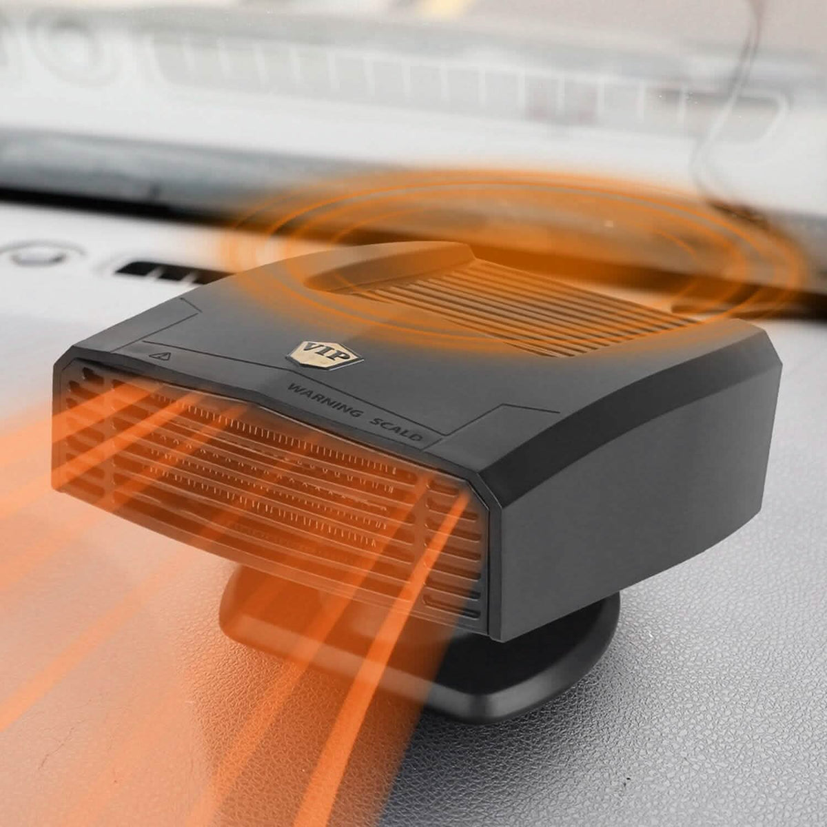 Portable Car Heater Heating Fan 2-in-1 Defroster Defogger Demister Windshield Heater Automotive - Tophatter Daily Deals