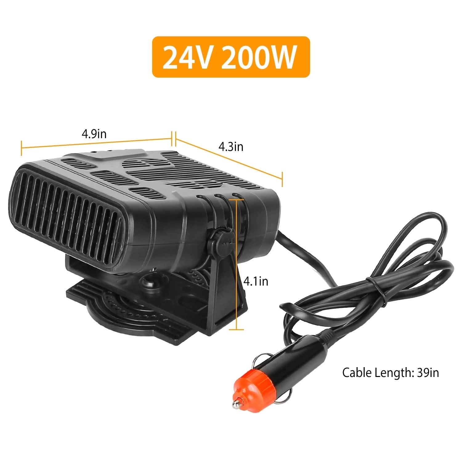 Portable Car Heating Fan Automotive - Tophatter Daily Deals