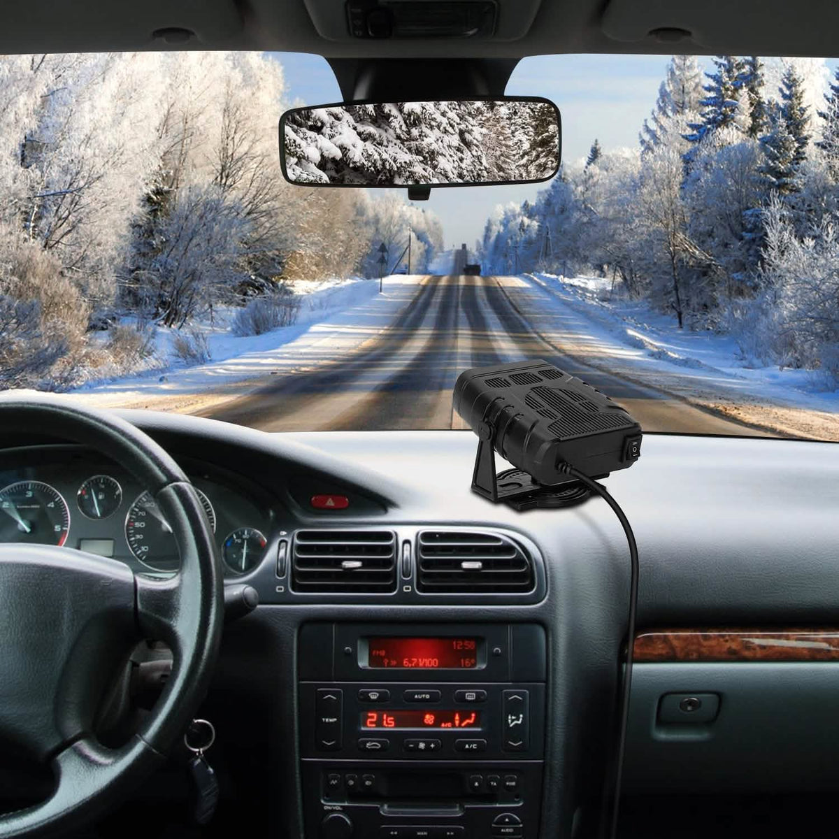 Portable Car Heating Fan Automotive - Tophatter Daily Deals