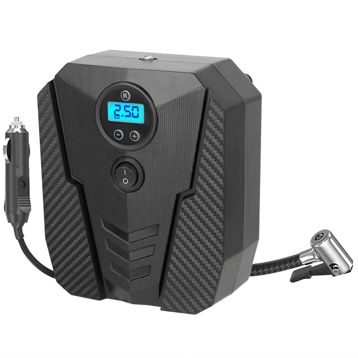 Portable Car Tire Inflator DC 12V Digital Car Air Pump Compressor Automotive - Tophatter Daily Deals
