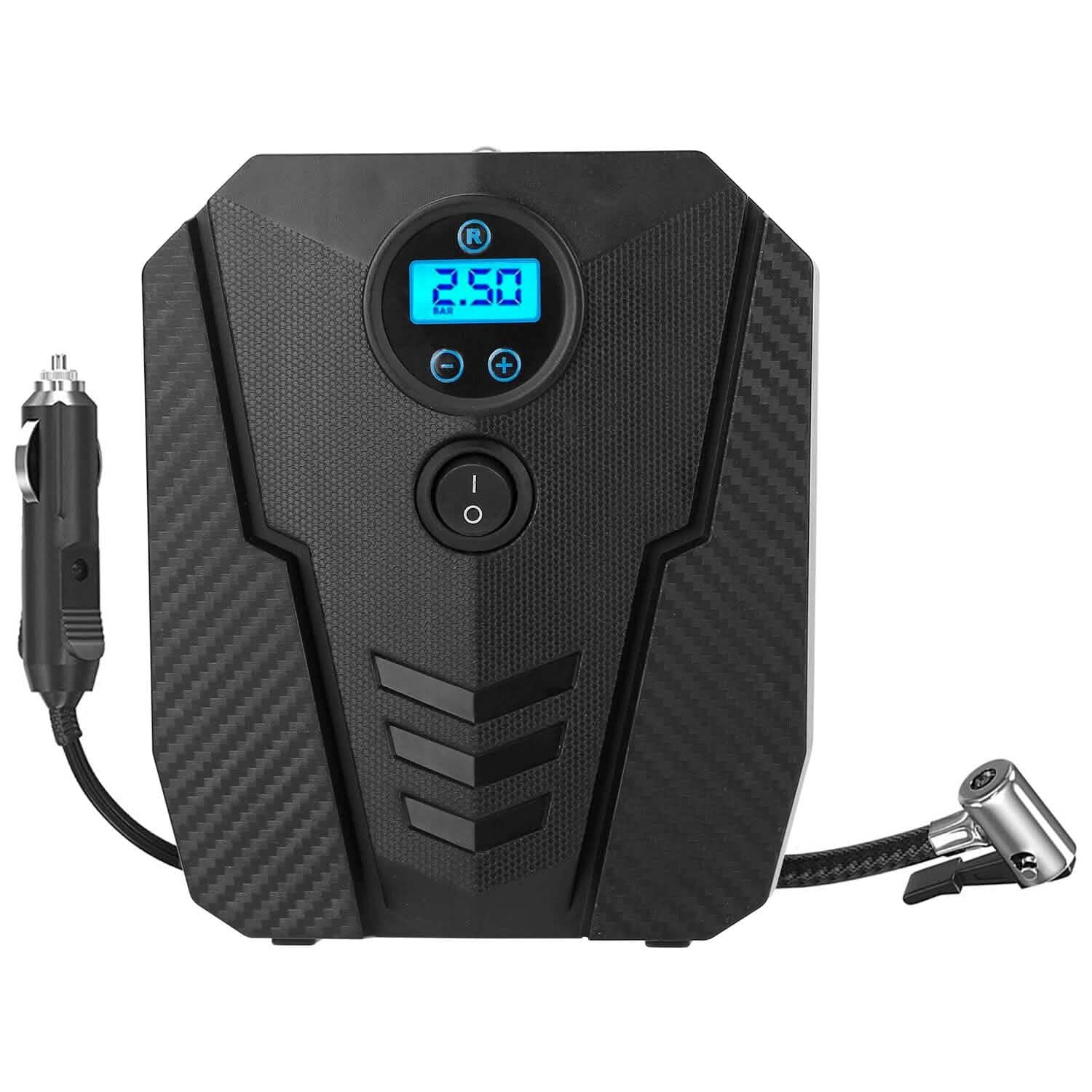 Portable Car Tire Inflator DC 12V Digital Car Air Pump Compressor Automotive - Tophatter Daily Deals