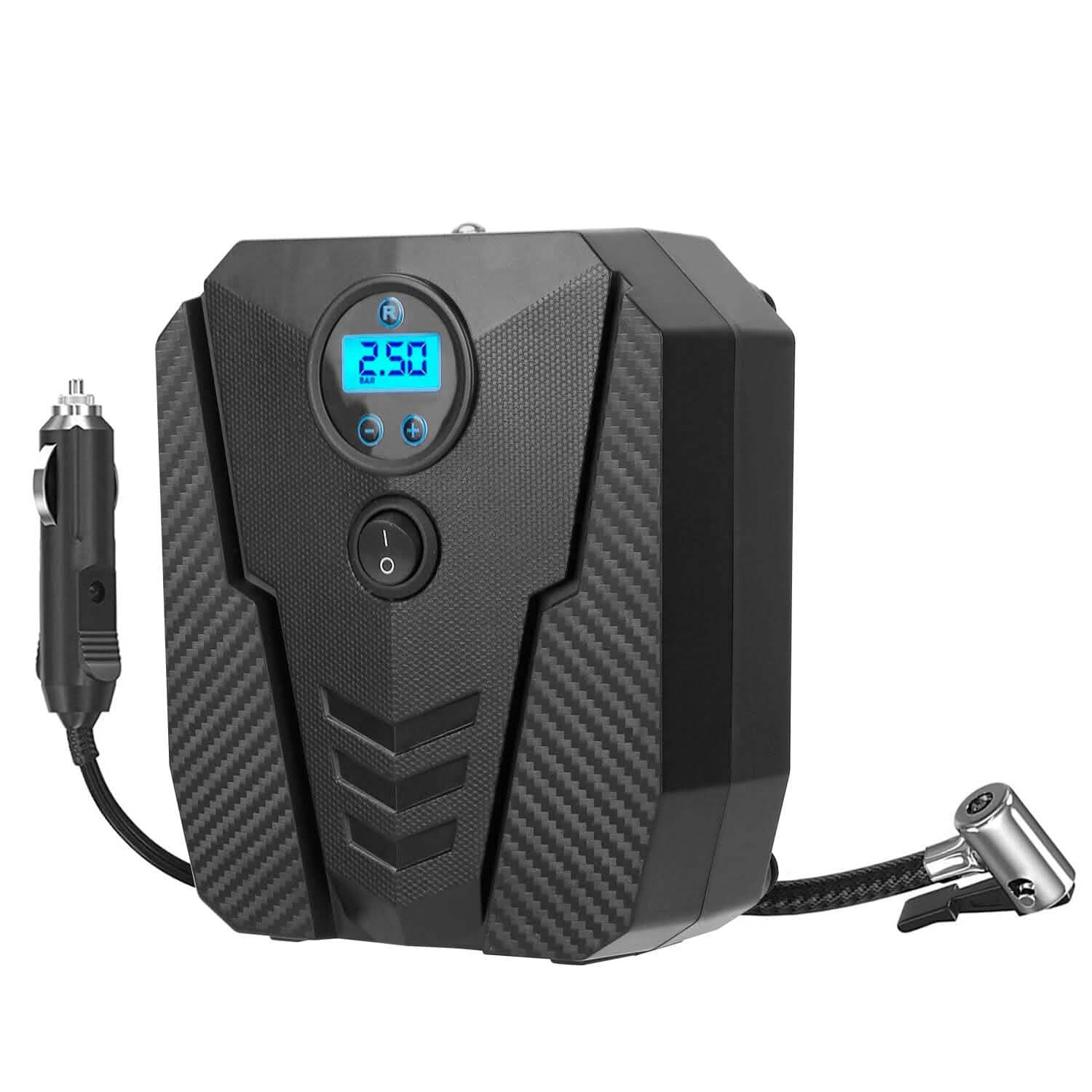 Portable Car Tire Inflator DC 12V Digital Car Air Pump Compressor Automotive - Tophatter Daily Deals