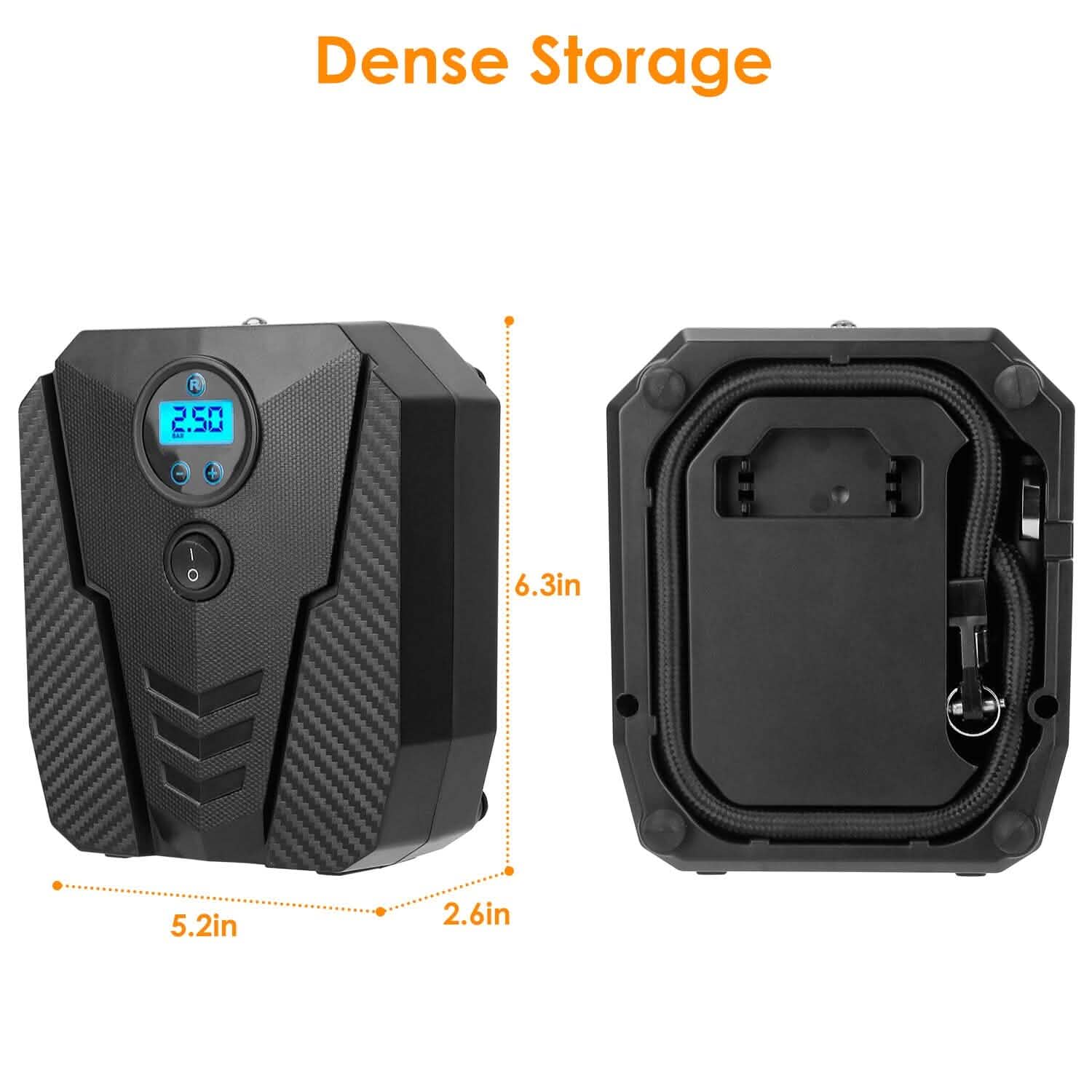 Portable Car Tire Inflator DC 12V Digital Car Air Pump Compressor Automotive - Tophatter Daily Deals