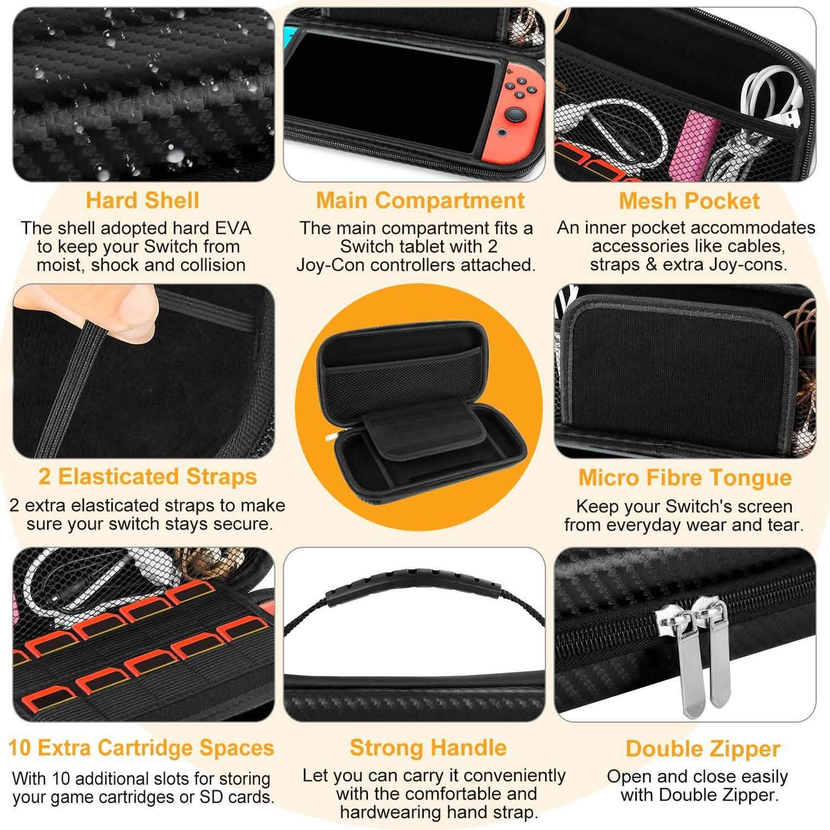 Portable Carry Case for Nintendo Video Games & Consoles - Tophatter Daily Deals