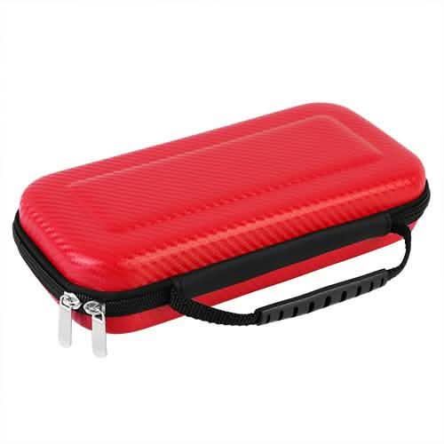 Portable Carry Case for Nintendo Red Video Games & Consoles - Tophatter Daily Deals