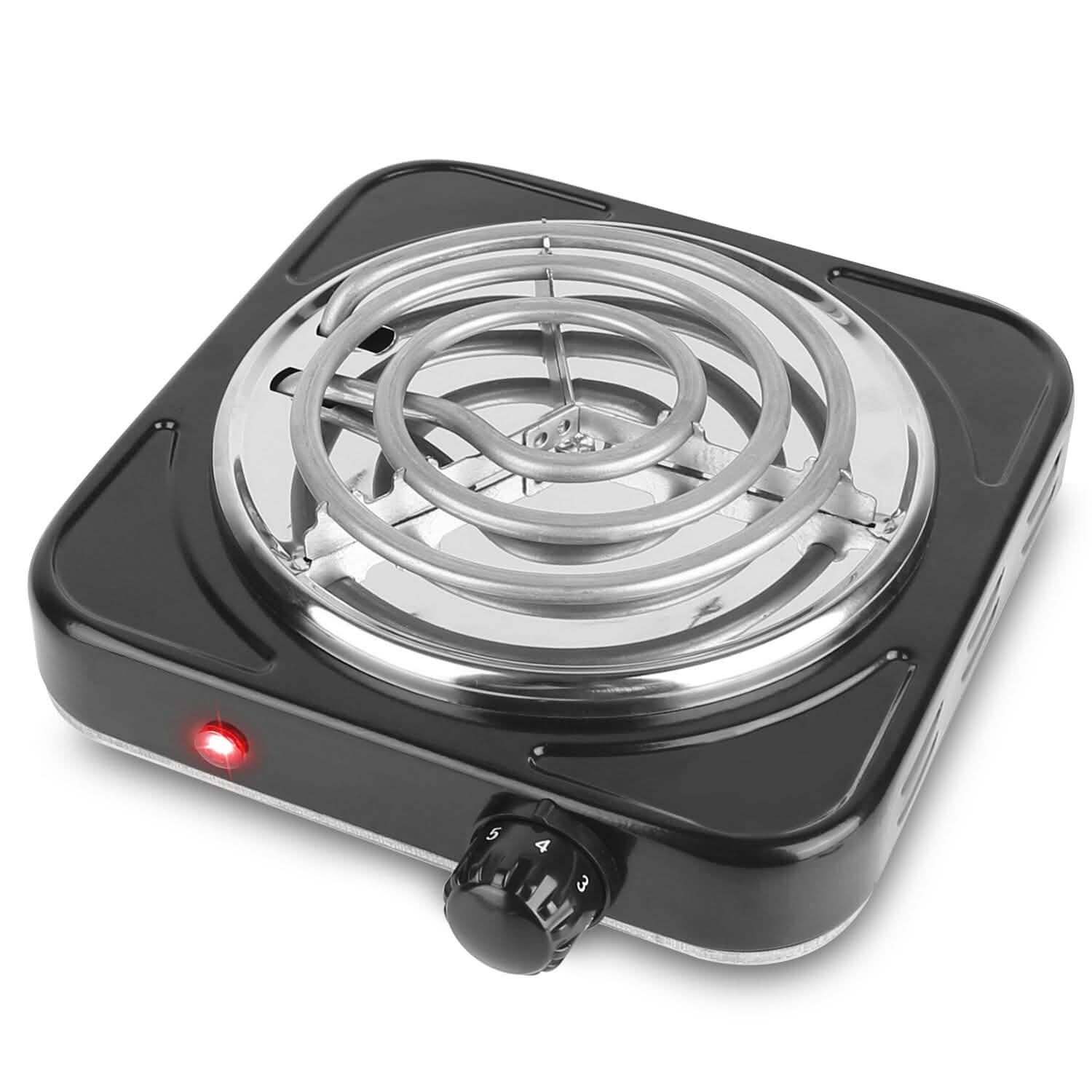 Portable Coil Heating Hot Plate Stove Countertop Kitchen Appliances - Tophatter Daily Deals
