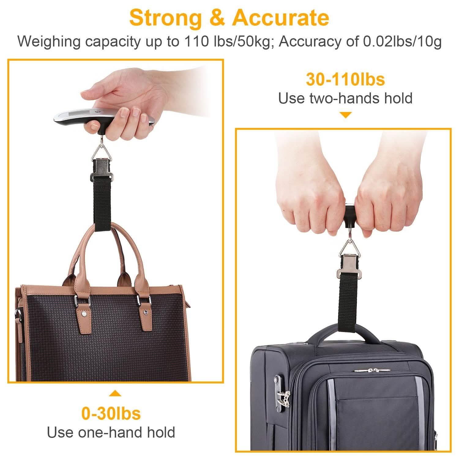 Portable Digital Luggage Scale Everything Else - Tophatter Daily Deals