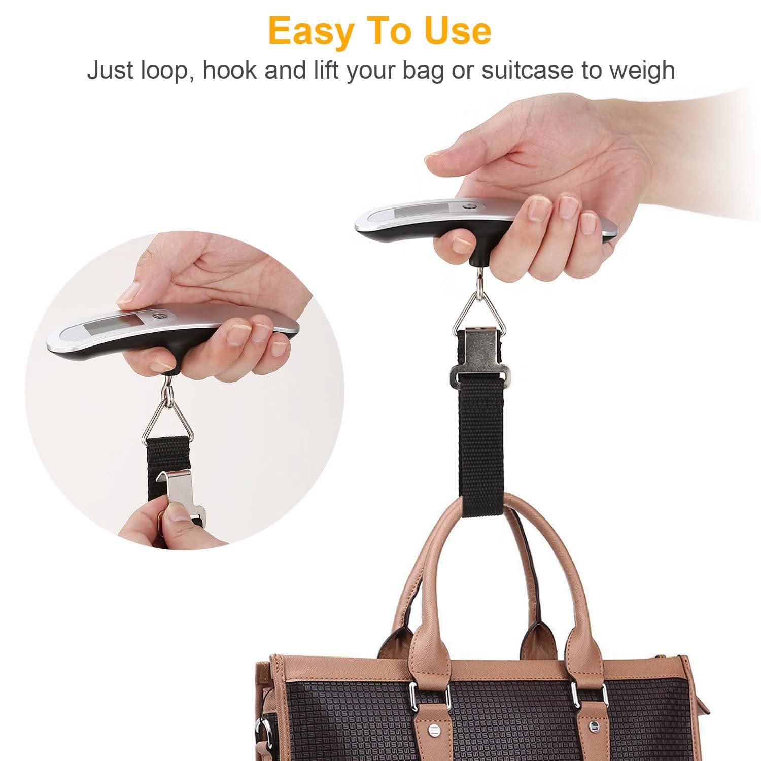 Portable Digital Luggage Scale Everything Else - Tophatter Daily Deals