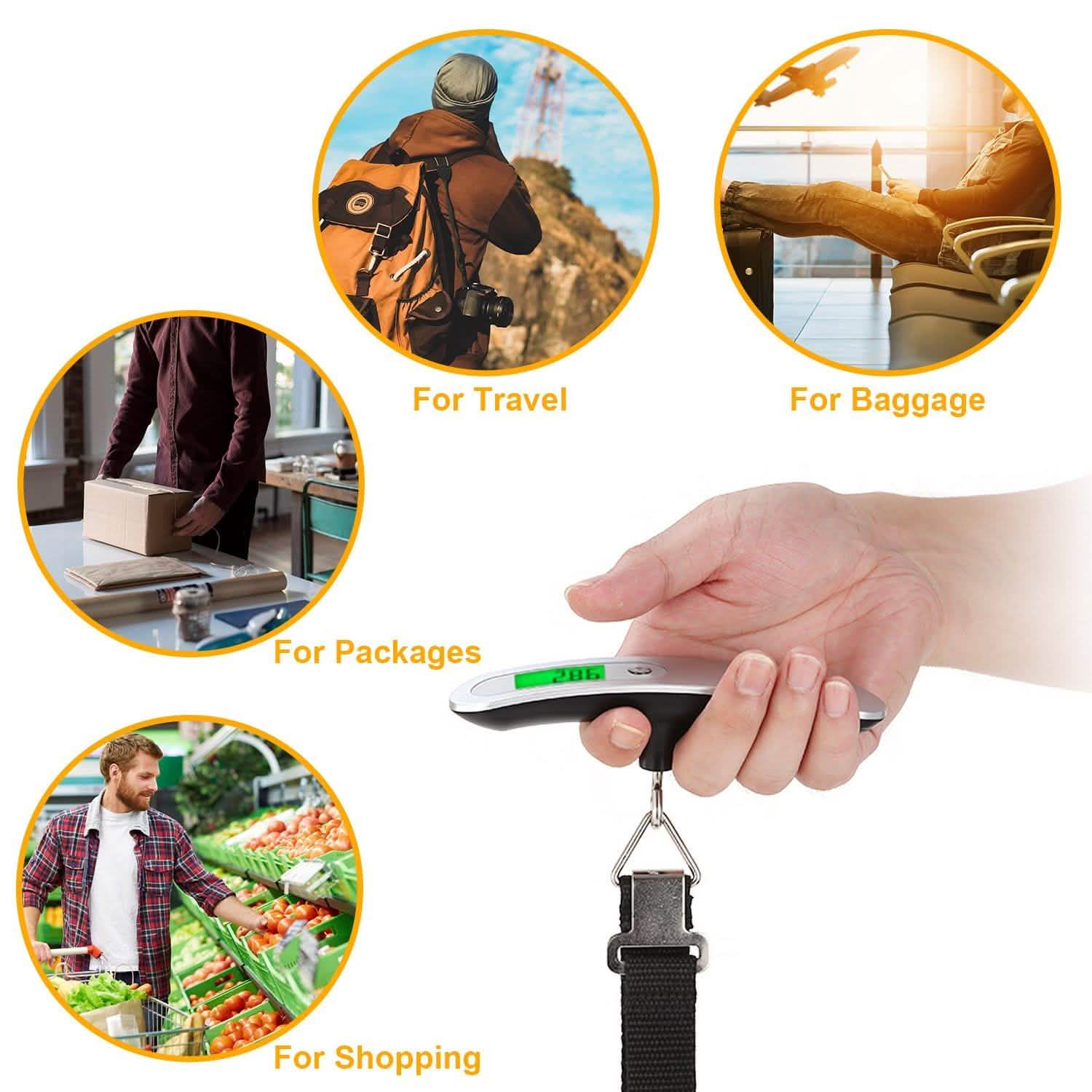 Portable Digital Luggage Scale Everything Else - Tophatter Daily Deals