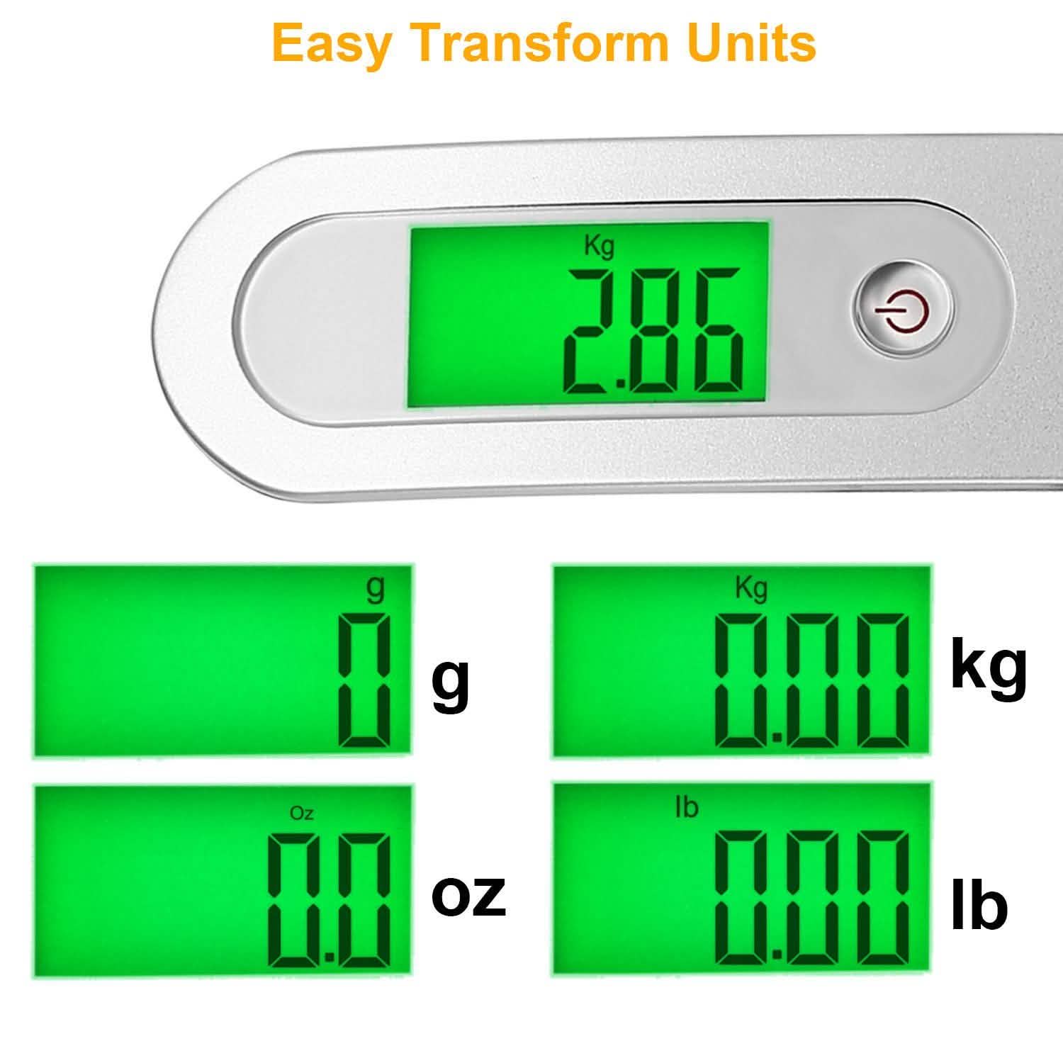 Portable Digital Luggage Scale Everything Else - Tophatter Daily Deals