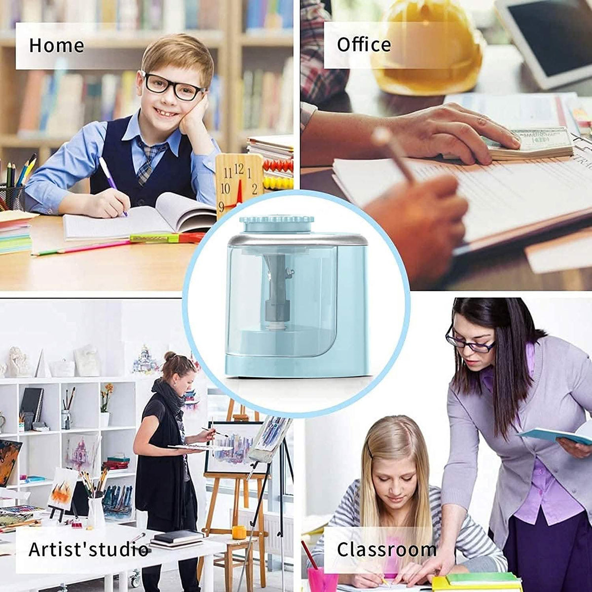 Portable Electric Pencil Sharpeners School, Office & Art Supplies - Tophatter Daily Deals