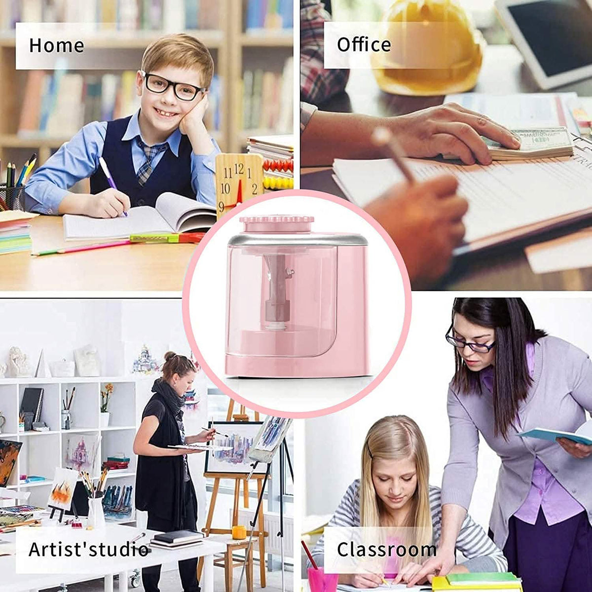 Portable Electric Pencil Sharpeners School, Office & Art Supplies - Tophatter Daily Deals