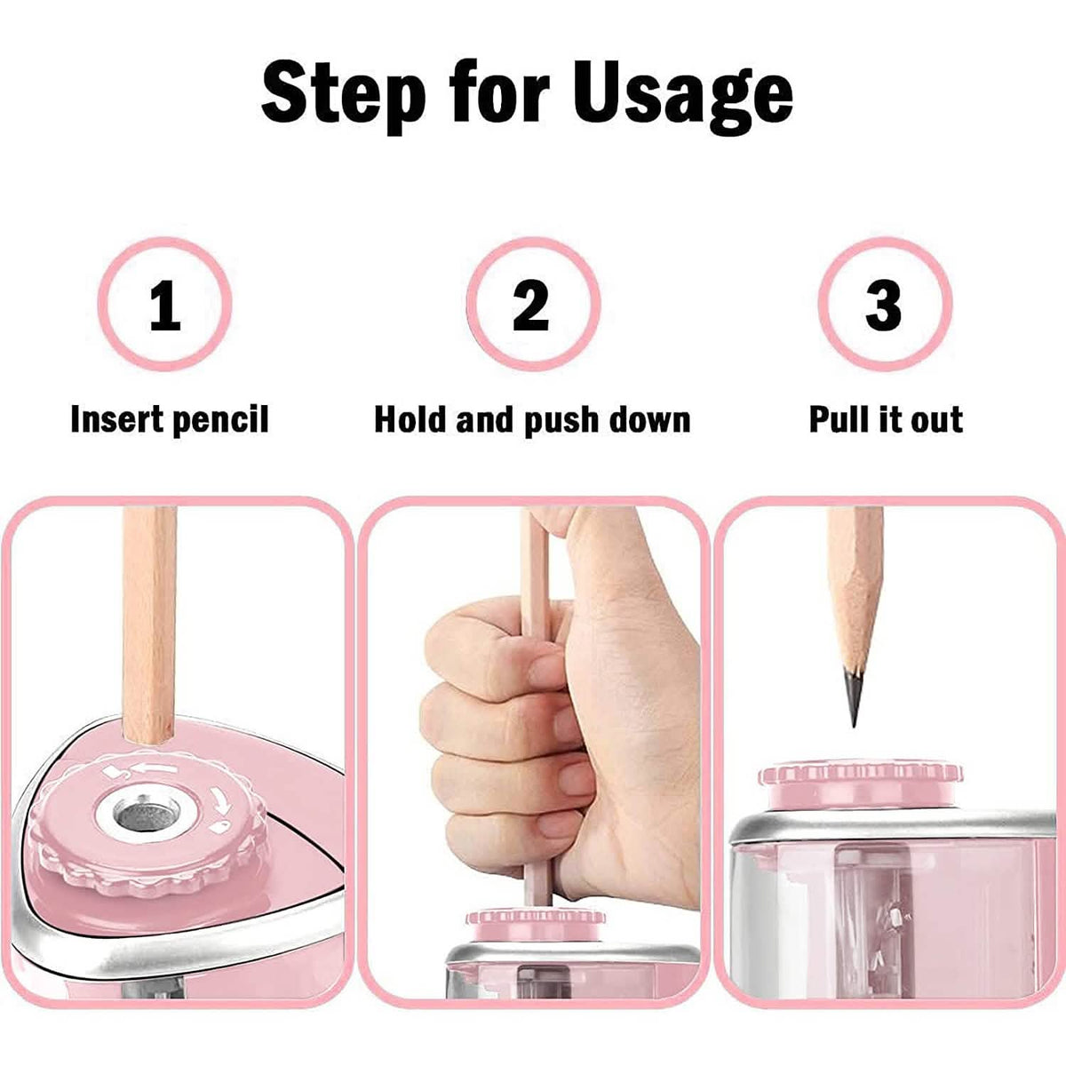 Portable Electric Pencil Sharpeners School, Office & Art Supplies - Tophatter Daily Deals