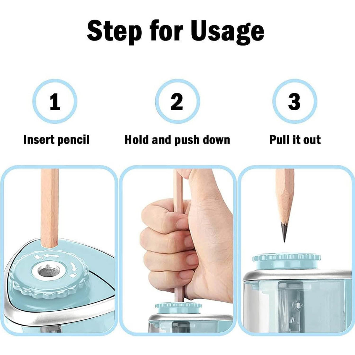 Portable Electric Pencil Sharpeners School, Office & Art Supplies - Tophatter Daily Deals