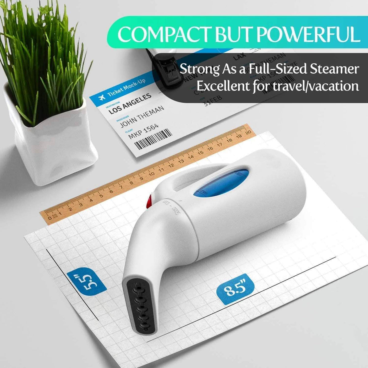 Portable Fabric Steam Iron Household Appliances - Tophatter Daily Deals