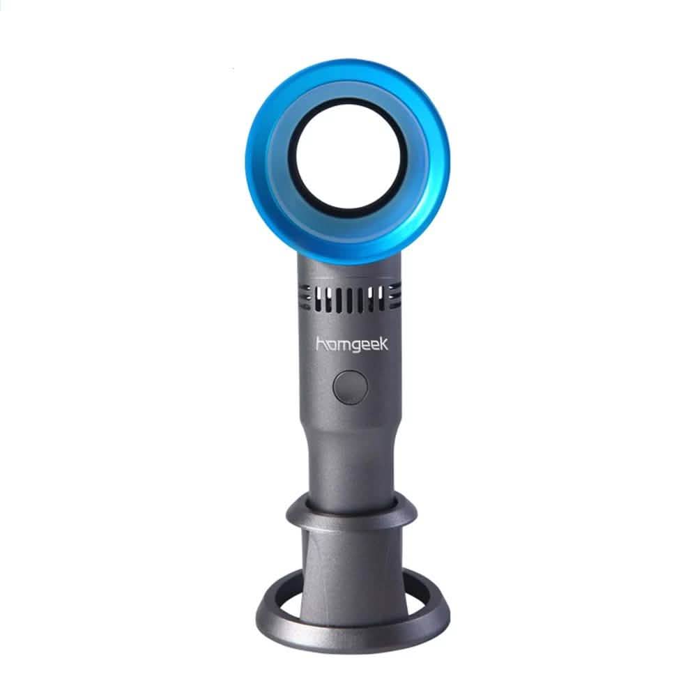 Portable Fan Hand-Held Fan Blue Household Appliances - Tophatter Daily Deals
