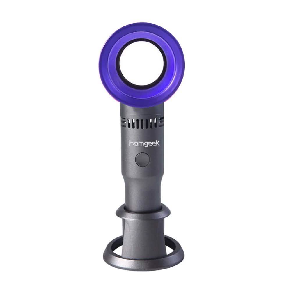 Portable Fan Hand-Held Fan Purple Household Appliances - Tophatter Daily Deals