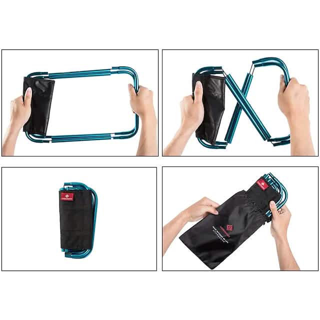 Portable Foldable Camping Bench Outdoor Recreation - Tophatter Daily Deals