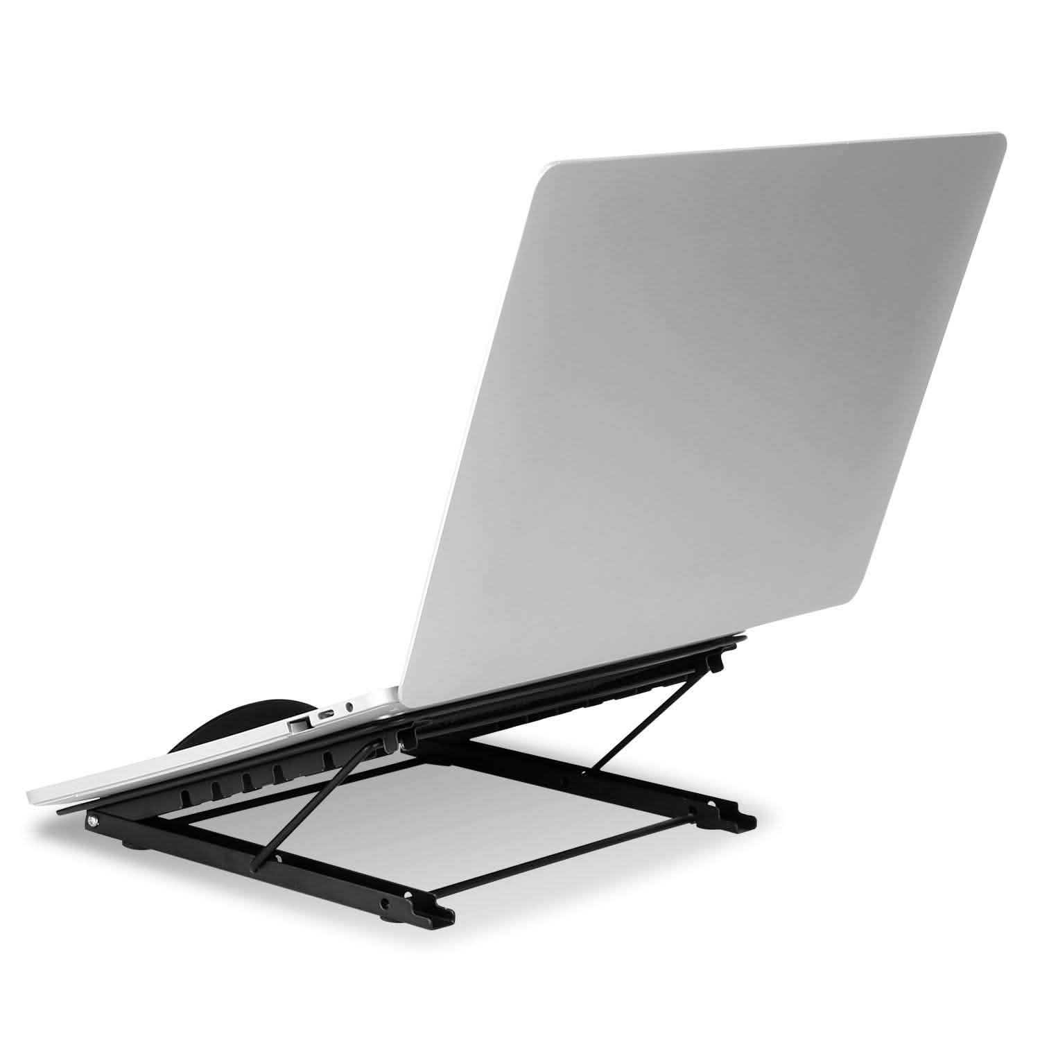 Portable Foldable Laptop Stand with Adjustable Angles Computer Accessories - Tophatter Daily Deals