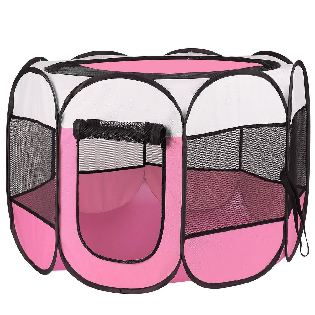 Portable Foldable Pet Playpen For Dogs Cats Other Pets Pet Supplies - Tophatter Daily Deals