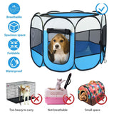 Portable Foldable Pet Playpen For Dogs Cats Other Pets Pet Supplies - Tophatter Daily Deals
