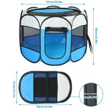 Portable Foldable Pet Playpen For Dogs Cats Other Pets Pet Supplies - Tophatter Daily Deals