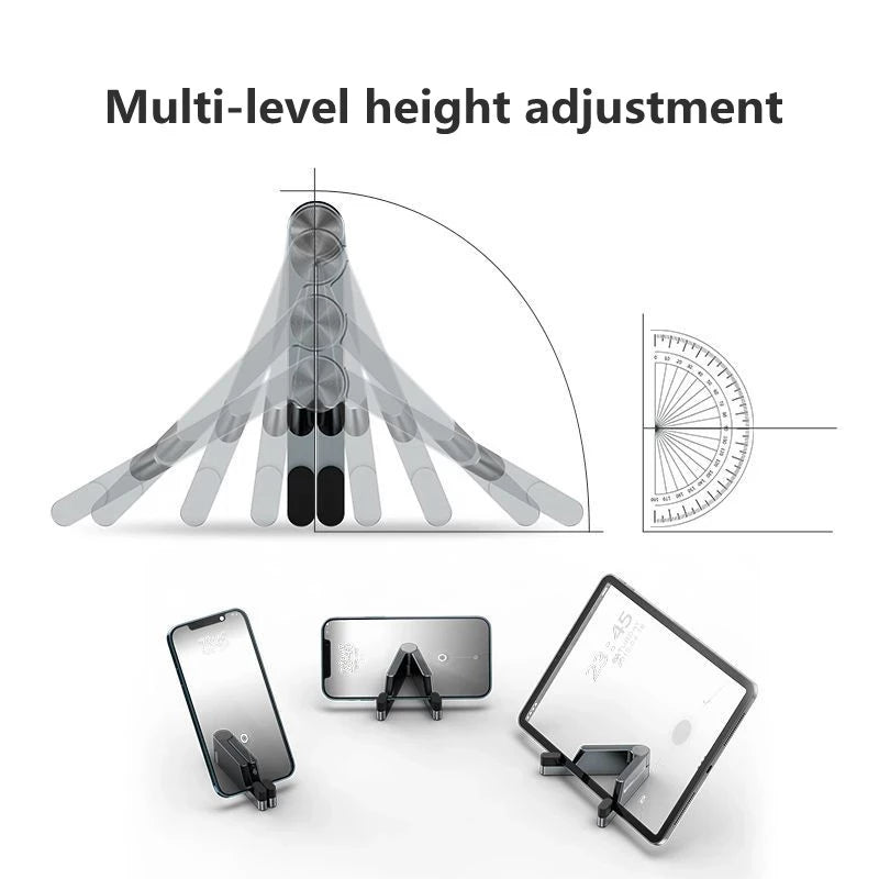 Portable Folding Desktop Mounting Bracket Phone Holder - Tophatter Daily Deals