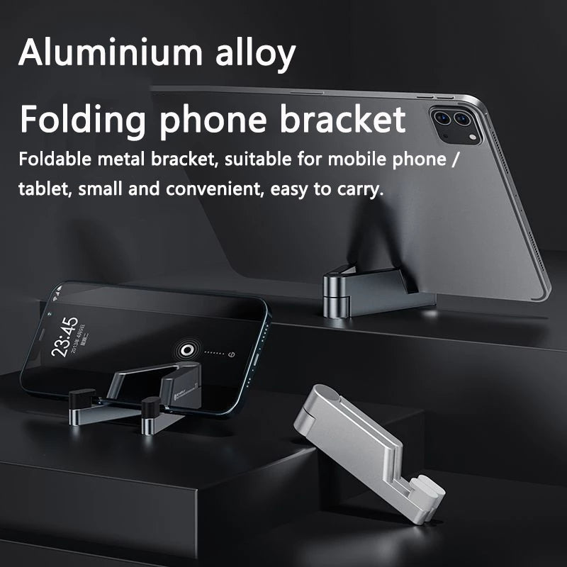 Portable Folding Desktop Mounting Bracket Phone Holder - Tophatter Daily Deals