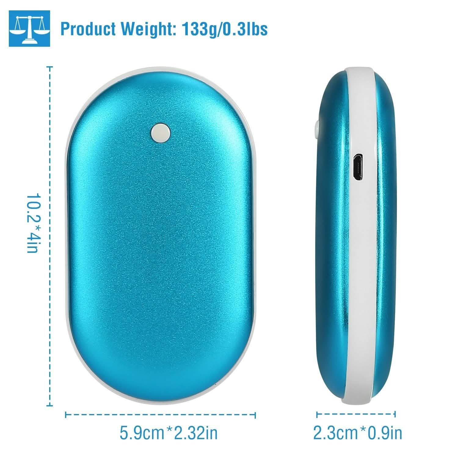 Portable Hand Warmer 5000mAh Power Bank Mobile Accessories - Tophatter Daily Deals