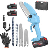 Portable Handheld Cordless Small Chain Saw Battery Powered Home Improvement - Tophatter Daily Deals