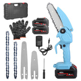 Portable Handheld Cordless Small Chain Saw Battery Powered Home Improvement - Tophatter Daily Deals