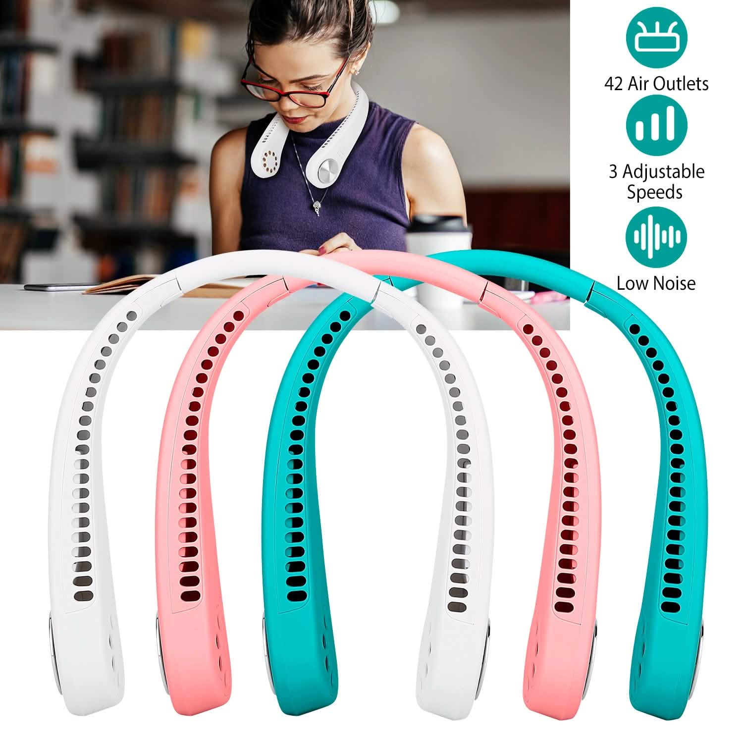 Portable Hanging Neck Personal Mini Fan Everything Else - Tophatter Daily Deals