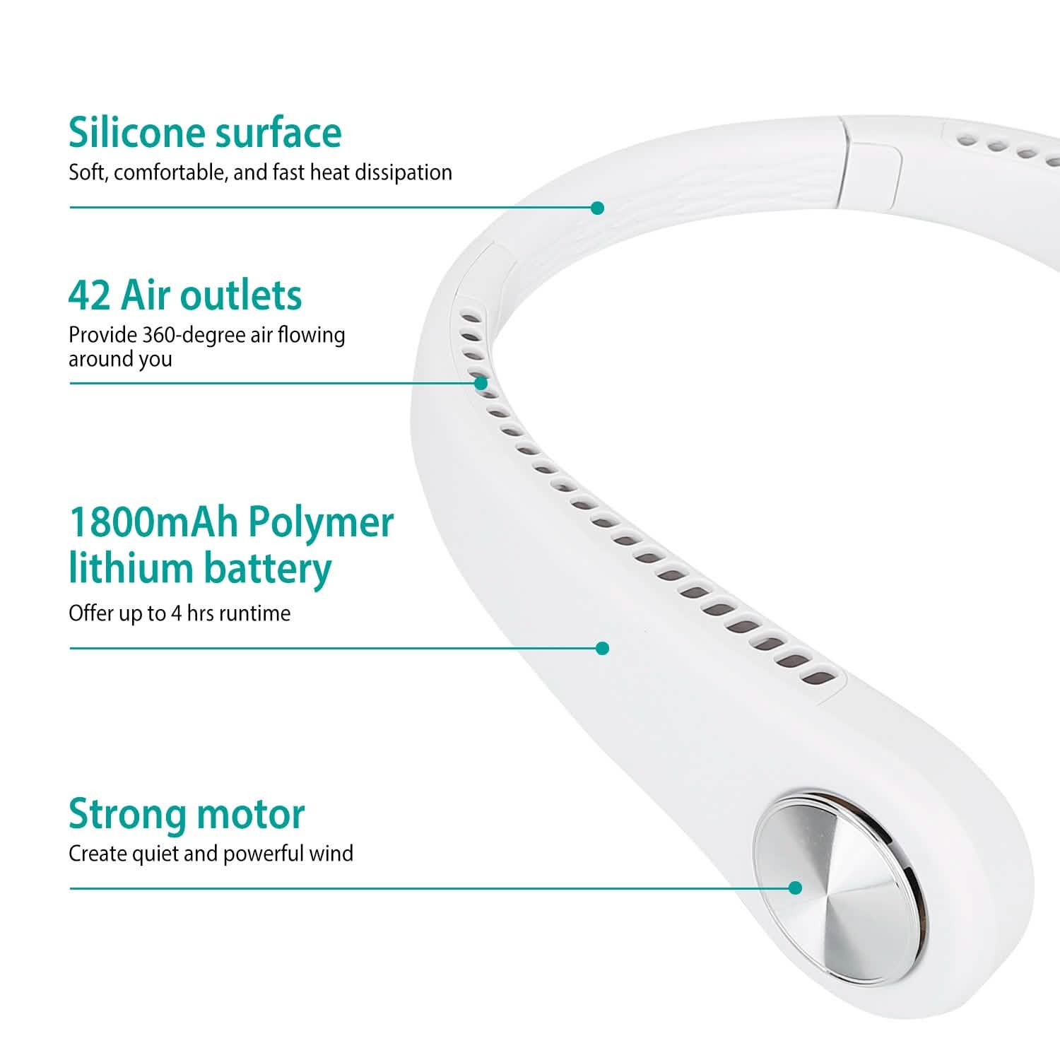 Portable Hanging Neck Personal Mini Fan Everything Else - Tophatter Daily Deals
