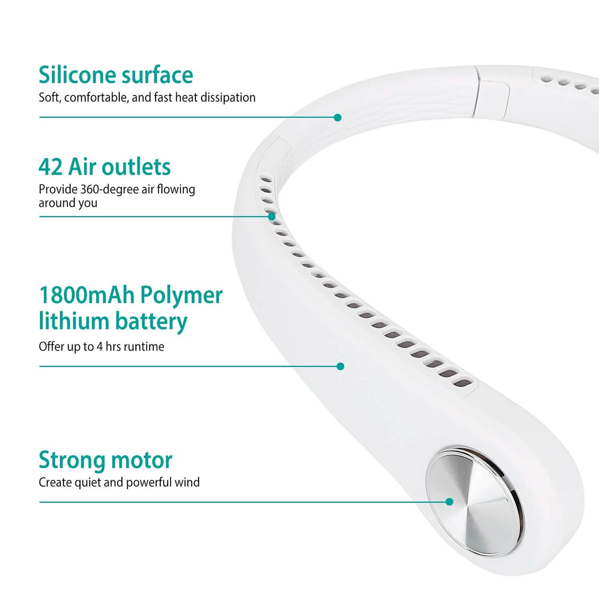 Portable Hanging Neck Personal Mini Fan Everything Else - Tophatter Daily Deals