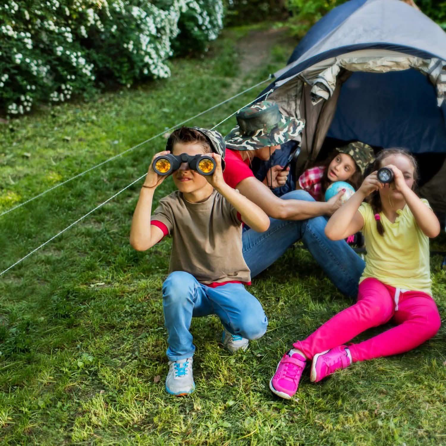 Portable HD Binoculars with Shoulder Strap Bag Outdoor Recreation - Tophatter Daily Deals