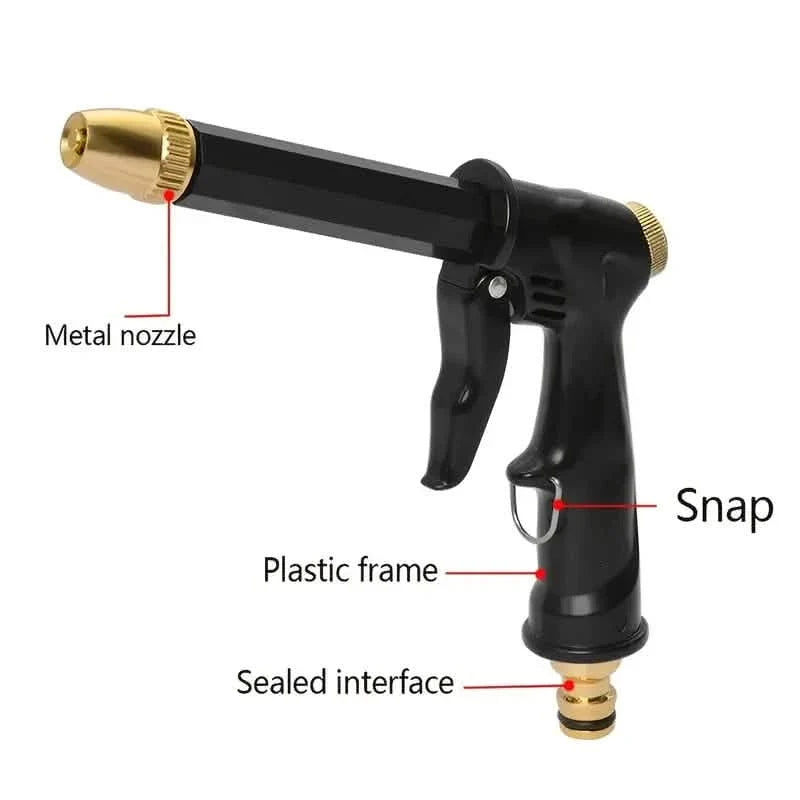 Portable High Pressure Water Hose Nozzle Spray Garden & Patio - Tophatter Daily Deals