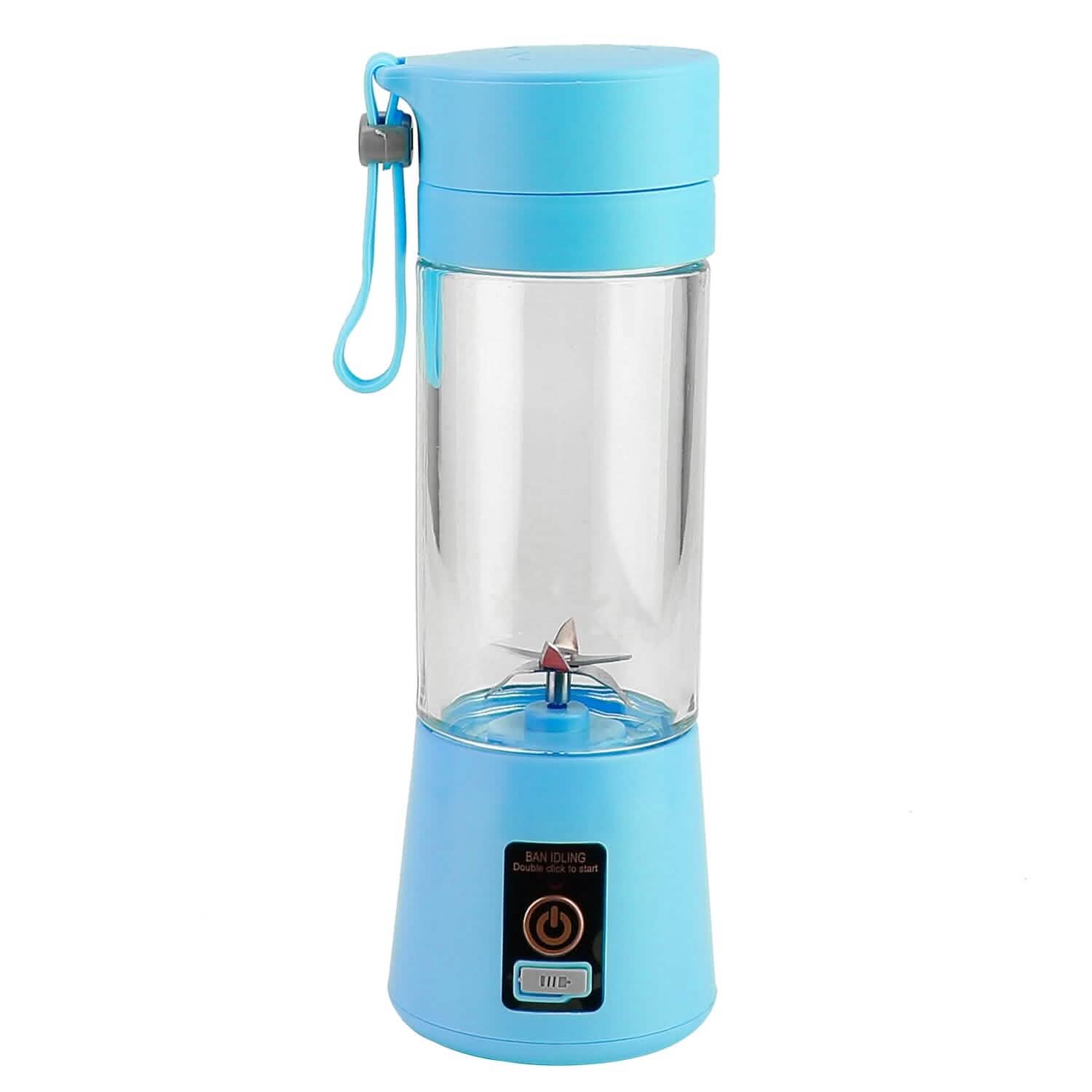 Portable Juicer Blender USB Rechargeable Blue Kitchen Tools & Gadgets - Tophatter Daily Deals
