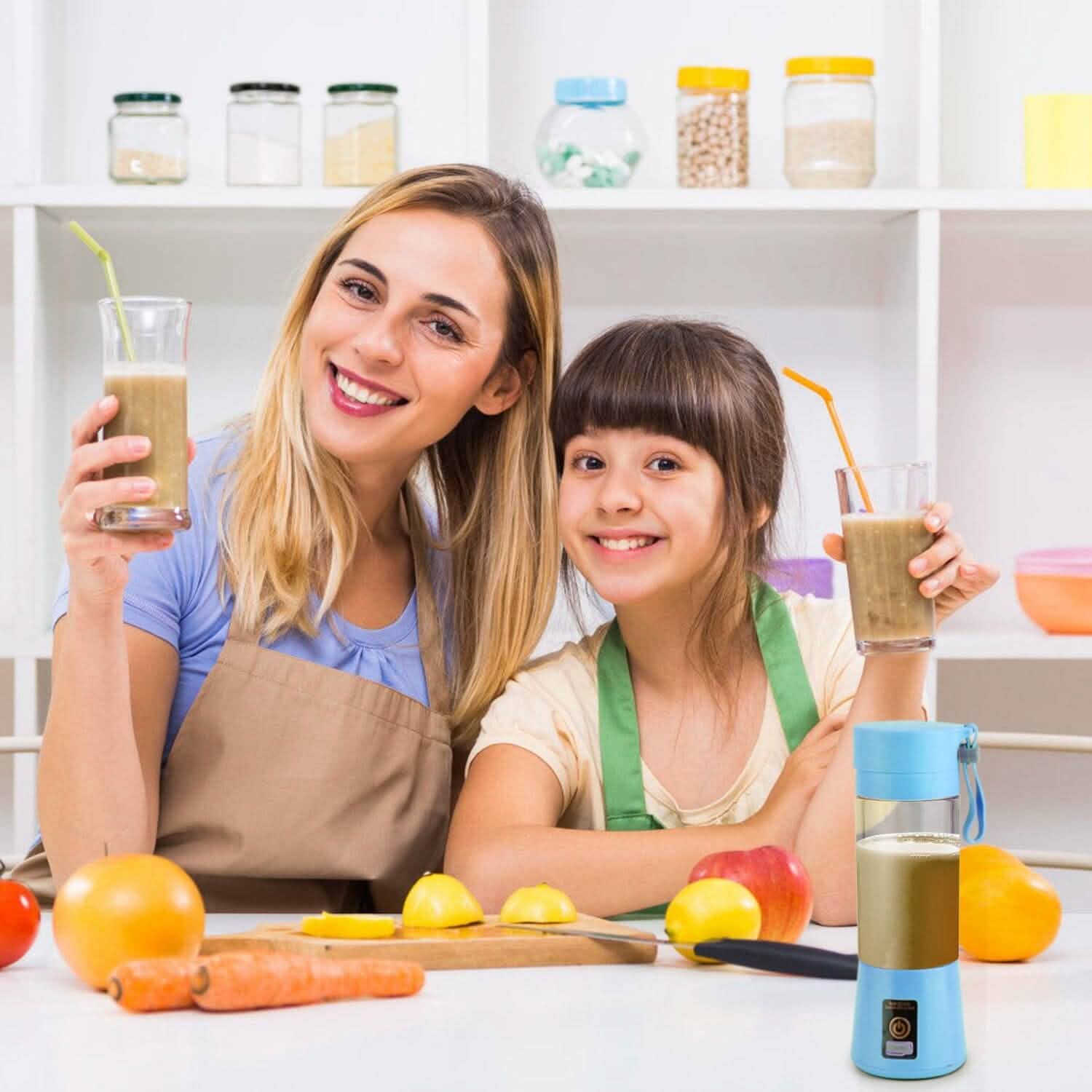 Portable Juicer Blender USB Rechargeable Kitchen Tools & Gadgets - Tophatter Daily Deals