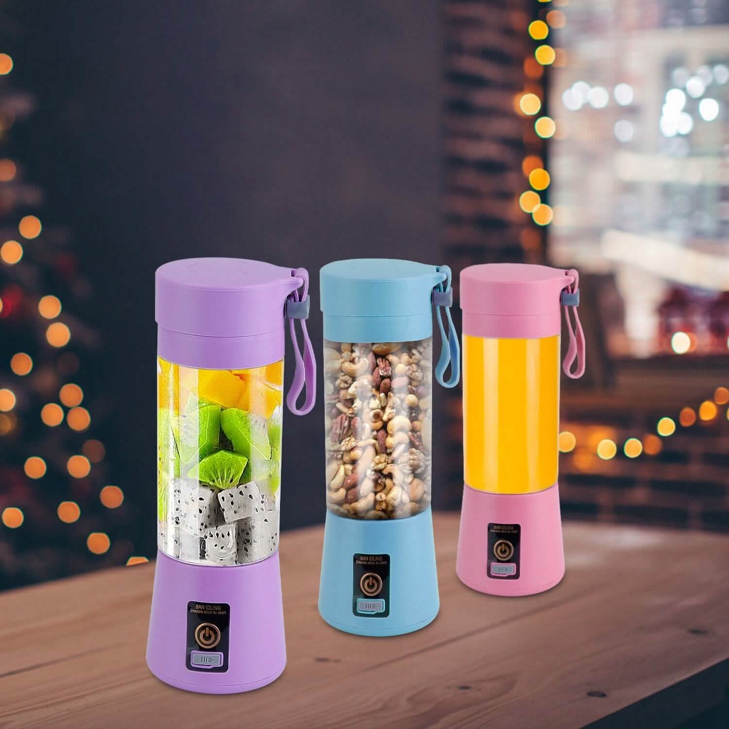 Portable Juicer Blender USB Rechargeable Kitchen Tools & Gadgets - Tophatter Daily Deals