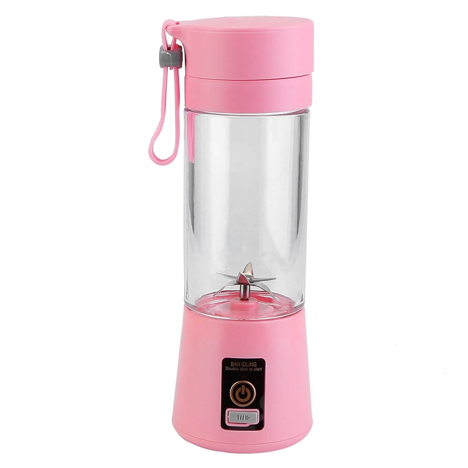 Portable Juicer Blender USB Rechargeable Pink Kitchen Tools & Gadgets - Tophatter Daily Deals