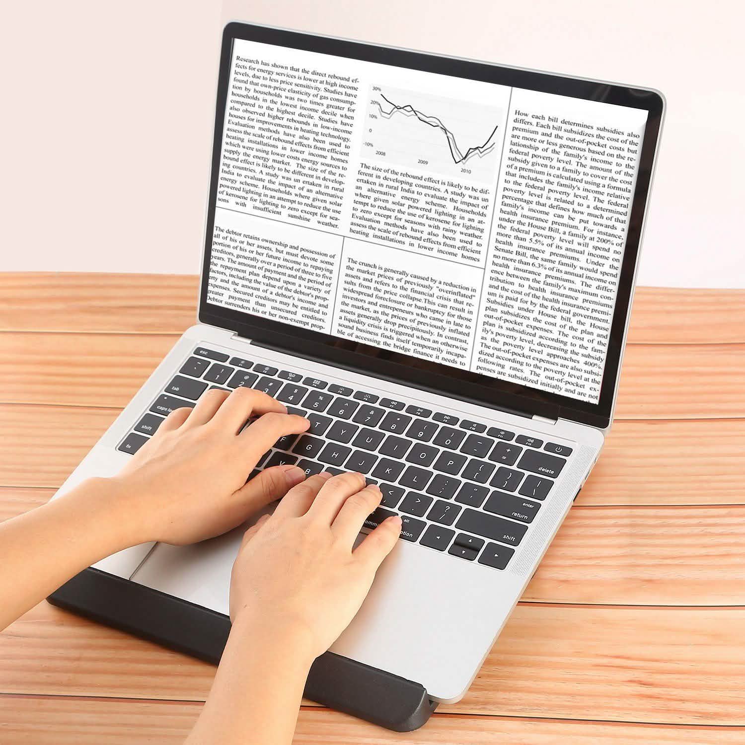 Portable Laptop Stand 7 Adjustable Heights Computer Accessories - Tophatter Daily Deals