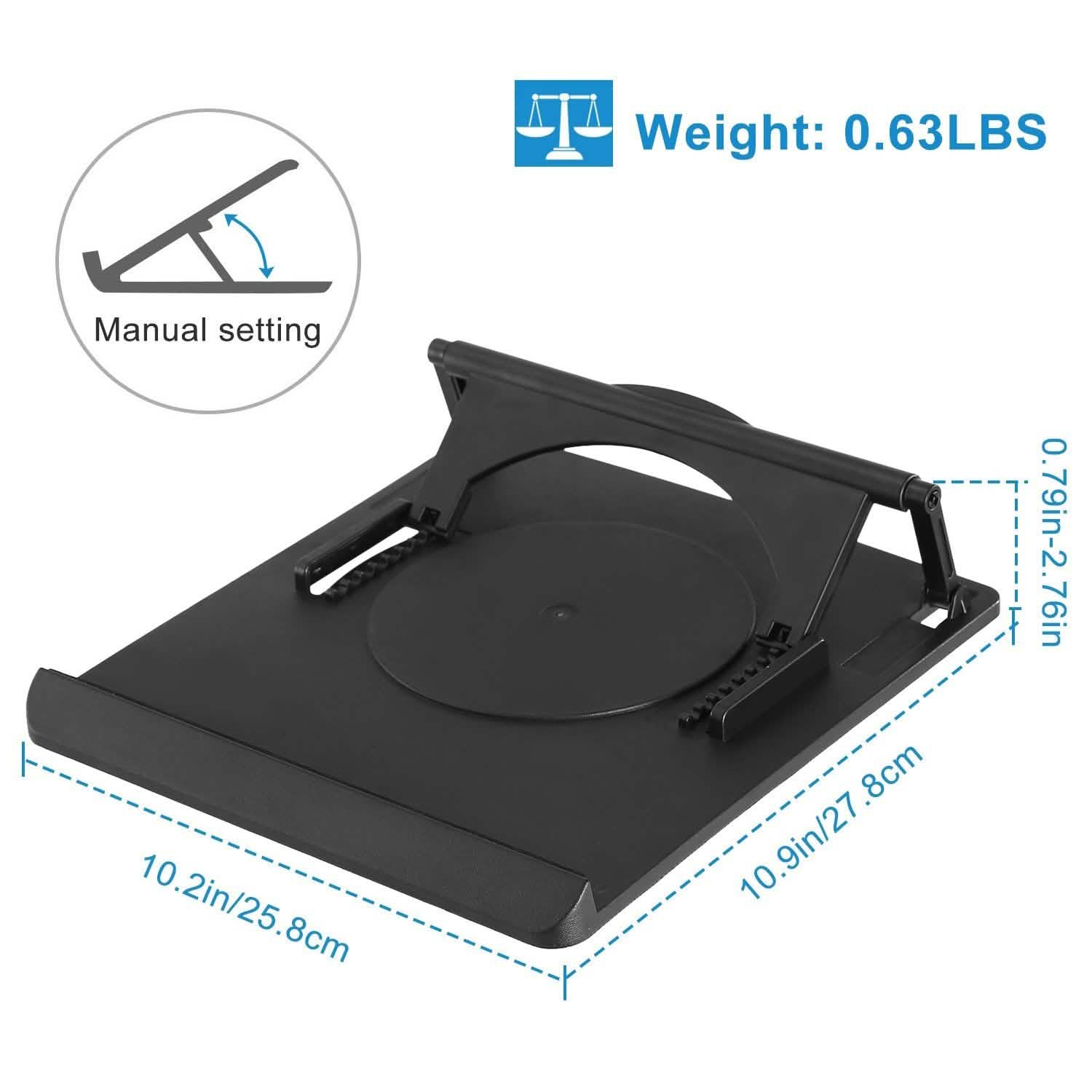 Portable Laptop Stand 7 Adjustable Heights Computer Accessories - Tophatter Daily Deals