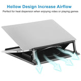 Portable Laptop Stand 7 Adjustable Heights Computer Accessories - Tophatter Daily Deals