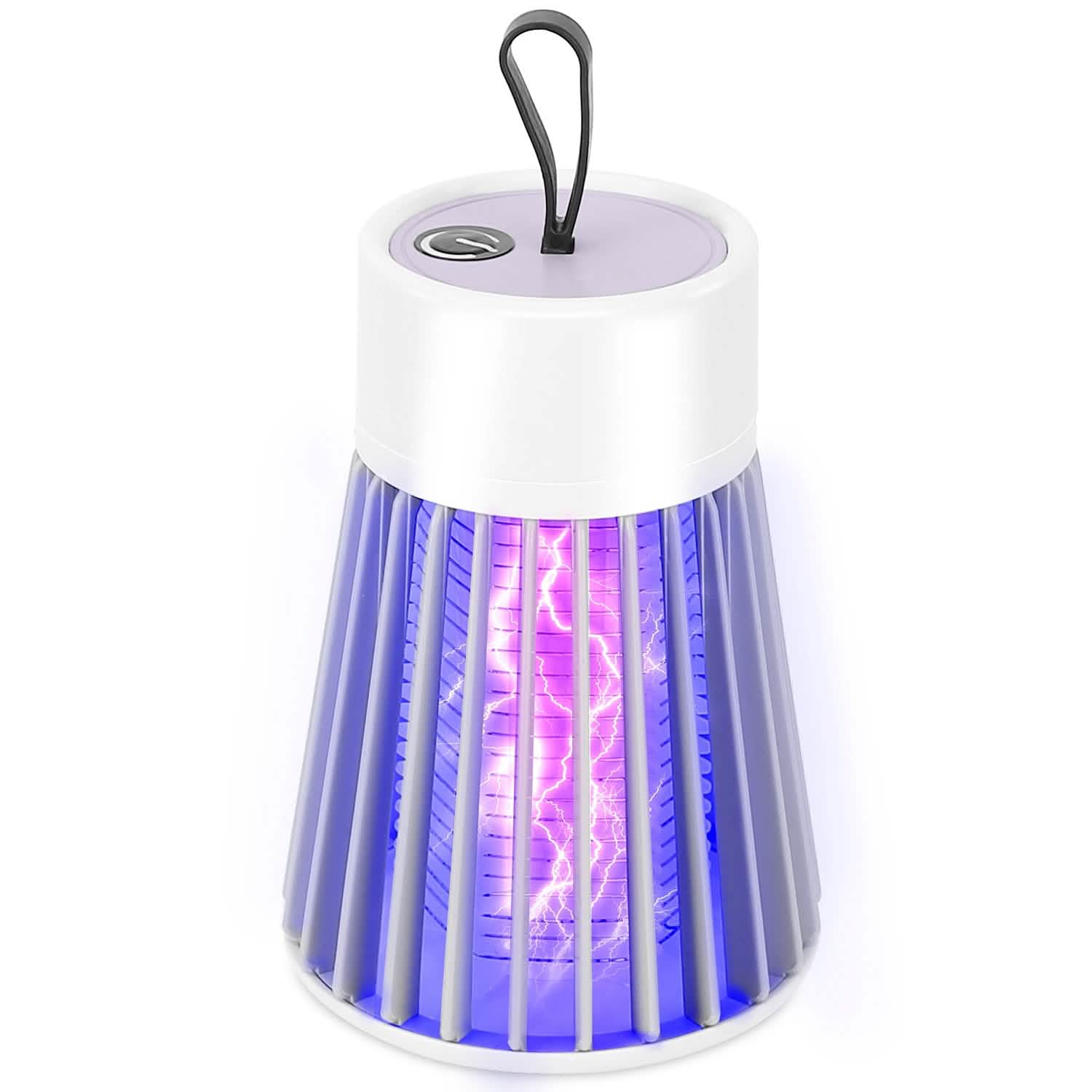 Portable LED Electric Bug Zapper Mosquito Insect Killer Lamp Pest Control - Tophatter Daily Deals