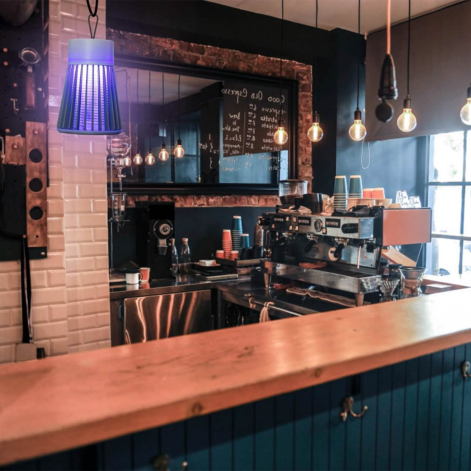 Portable LED Electric Bug Zapper Mosquito Insect Killer Lamp Pest Control - Tophatter Daily Deals