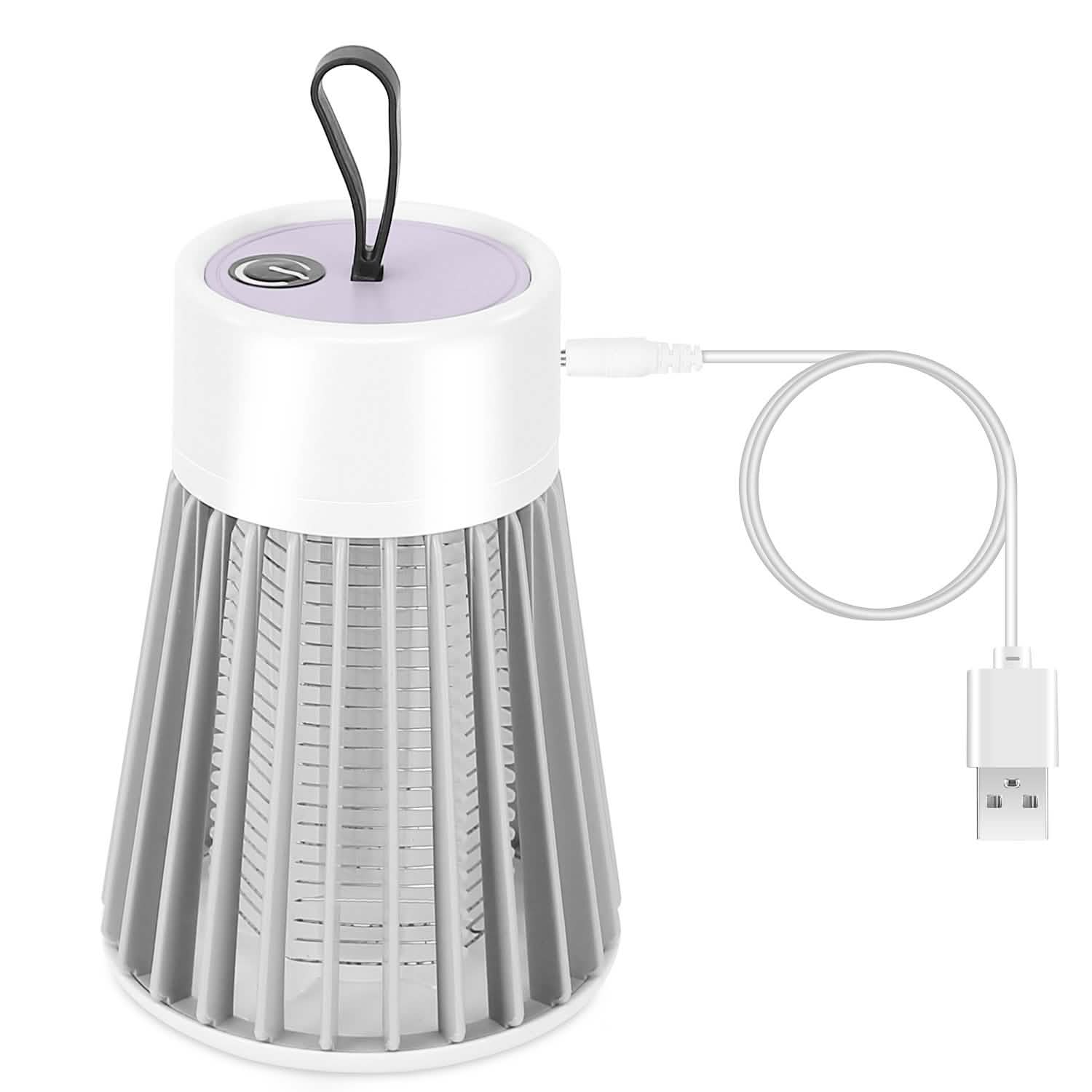 Portable LED Electric Bug Zapper Mosquito Insect Killer Lamp Pest Control - Tophatter Daily Deals