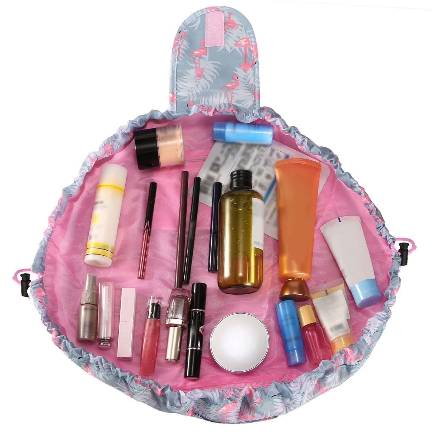 Portable Makeup Bag Drawstring Cosmetic Bag Beauty & Personal Care - Tophatter Daily Deals